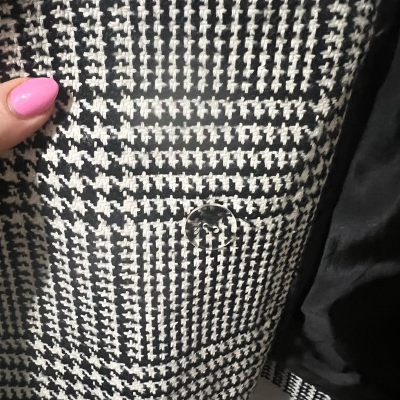 Pashmina Houndstooth Blazer Women's Sz Extra Large Career Office Business Casual - Picture 7 of 9